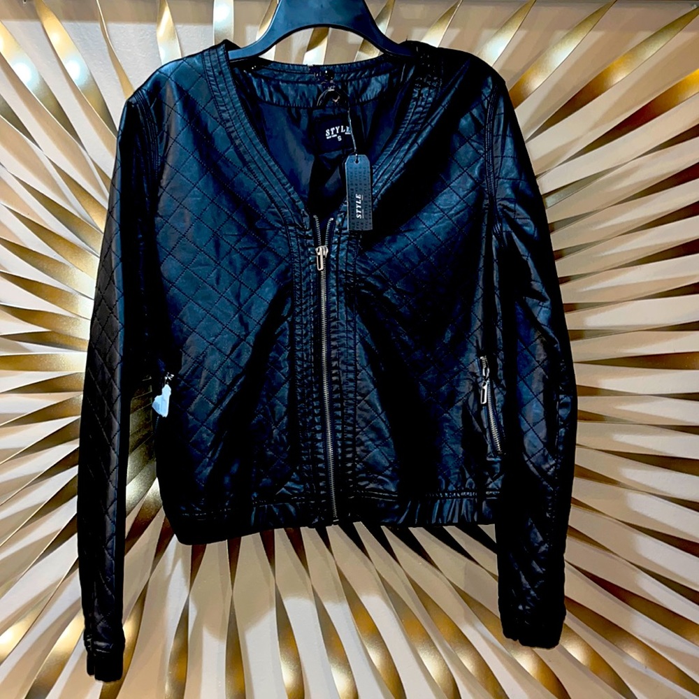 Faux Black Jacket